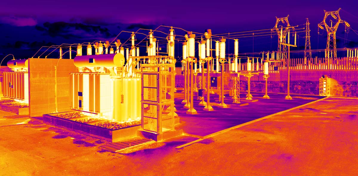 image de caméra thermique 